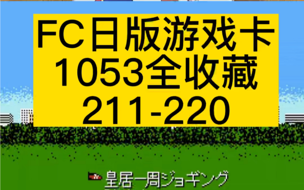 [图]FC红白机日版游戏1053全收藏211-220#史总 #红白机 #8090经典怀旧