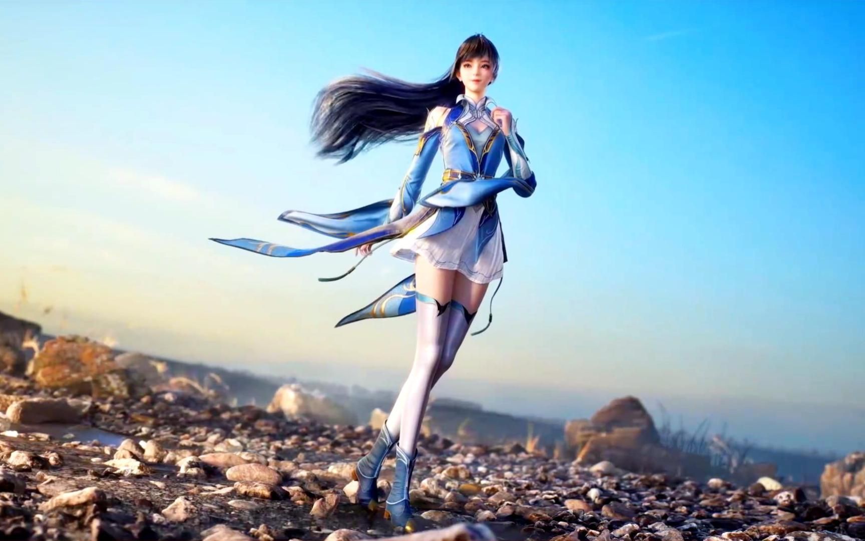 唐门新门主唐雅建模曝光!这美女看起来似曾相识啊?