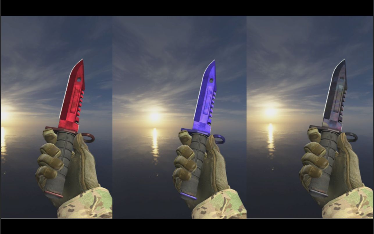 红宝石/蓝宝石/黑珍珠/那个更好看?_csgo