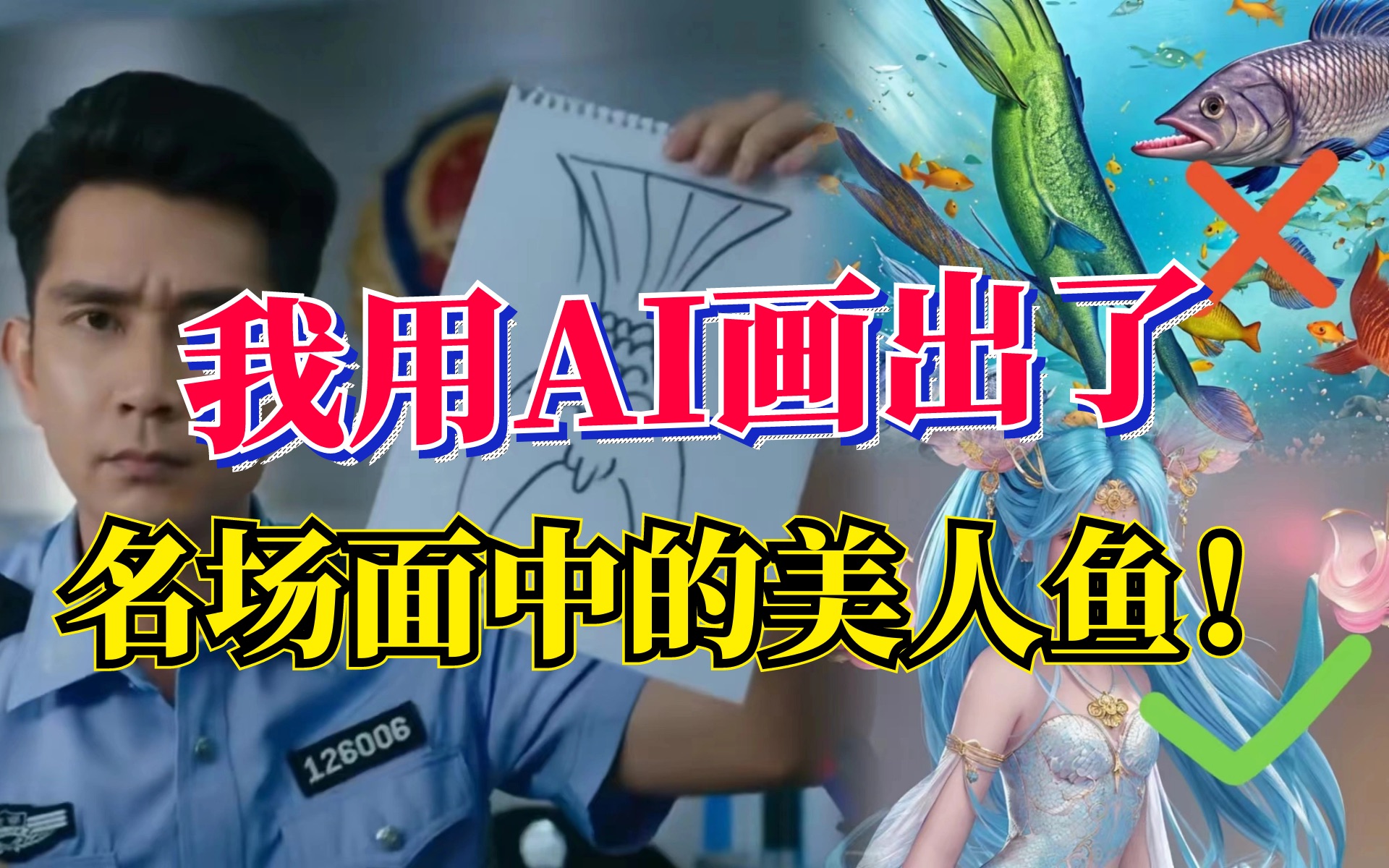 stable diffusion/美人鱼名场面/揽睿星舟/大片感/秒生图