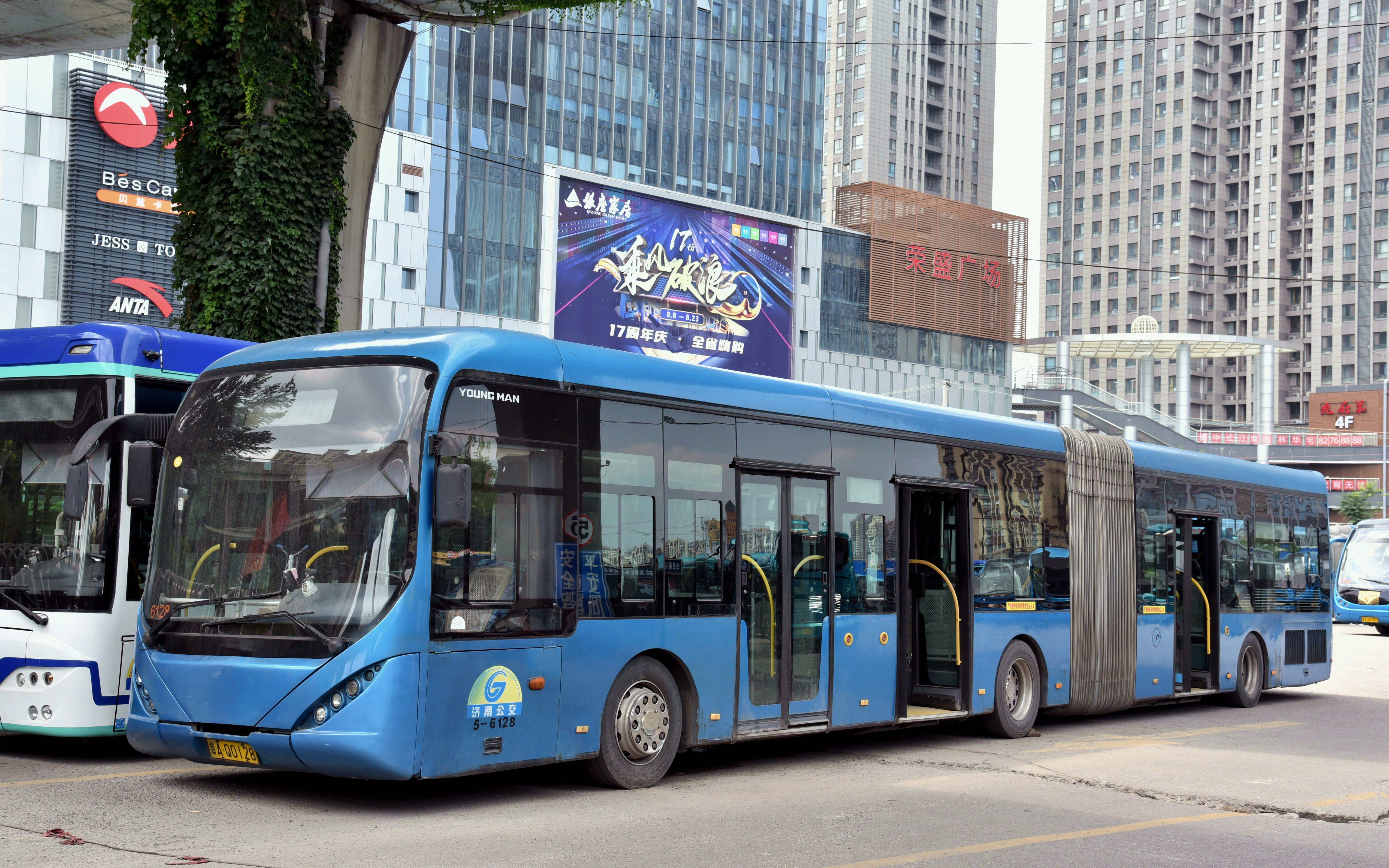 kom空调极差的济南brt鲶鱼挤奶婆济南公交jnp6182g1走行音行走录像