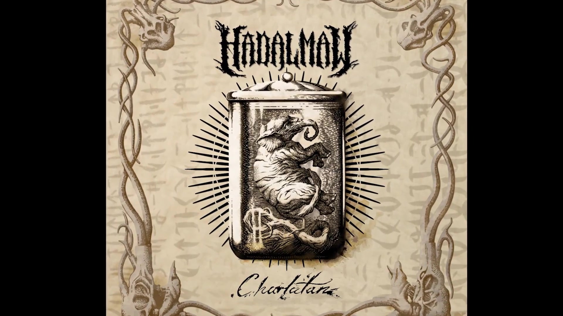 卫斯理地塚澳大利亚技术死亡金属 hadal maw - "charlatan" ep cover