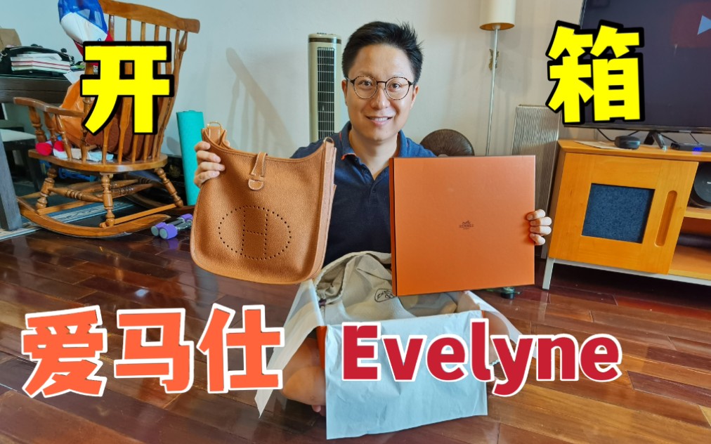 爱马仕 hermes evelyne 开箱 ,超级难买.哔哩哔哩bilibili