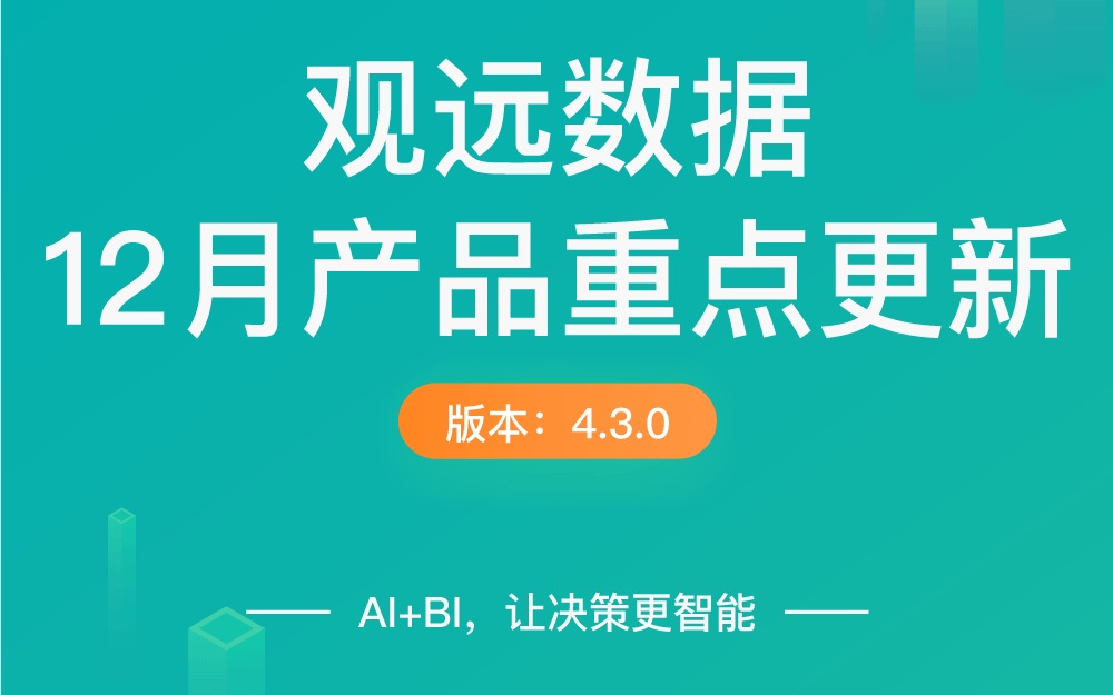 【观远数据BI官方教程】观远数据4.3.0版本新功能介绍哔哩哔哩bilibili