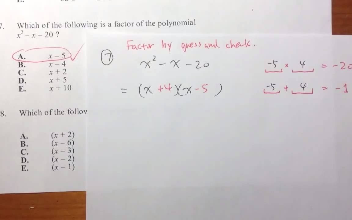 [图][指南针]Q7代数官方实践问题| [COMPASS] (Q7.) Algebra, official practice problems