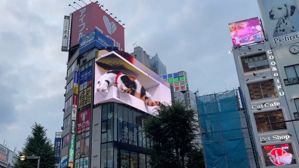 日本新宿裸眼3d
