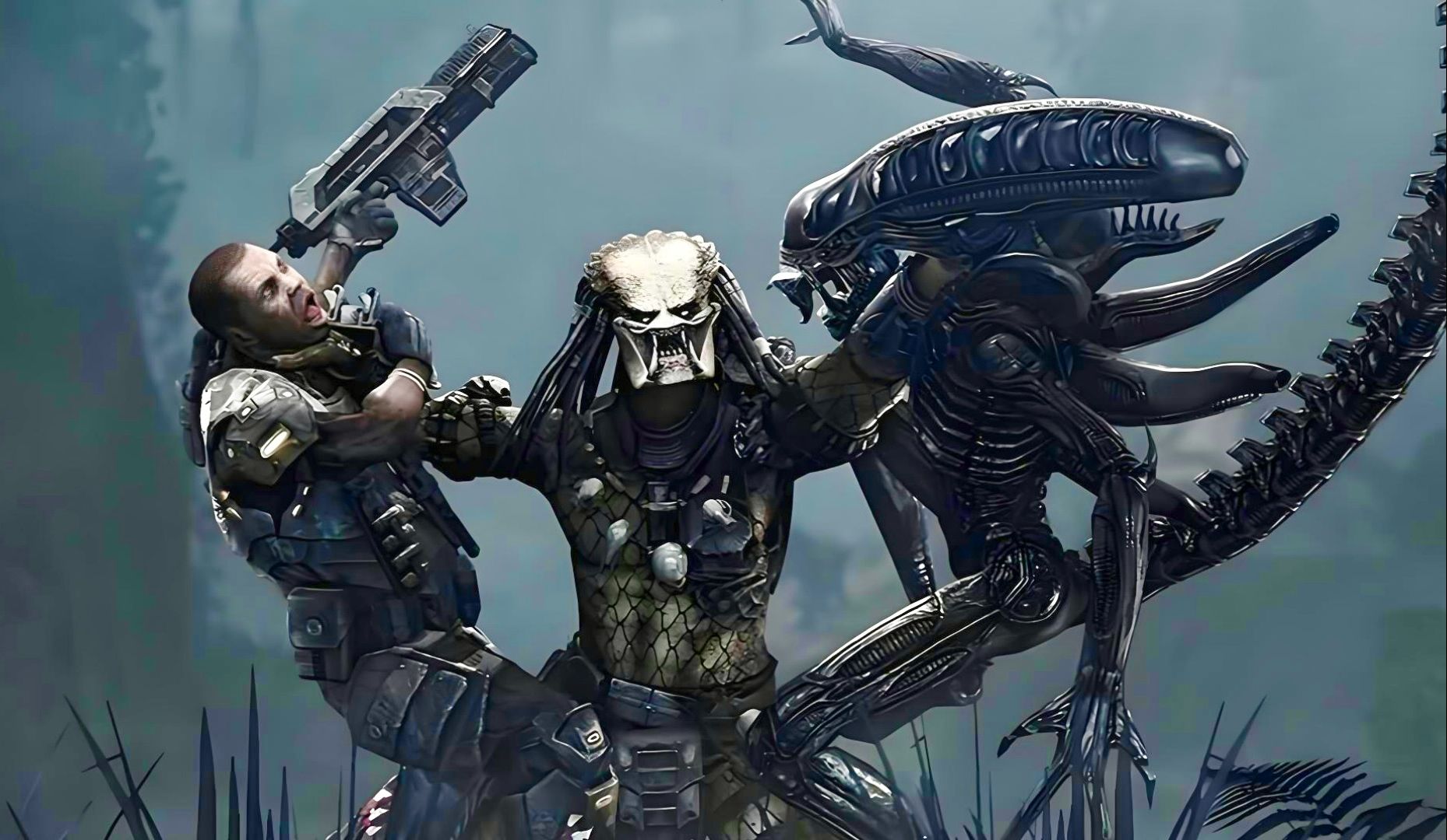 三个铁血战士身份与地位排行如何区分,《异形大战铁血战士》解密