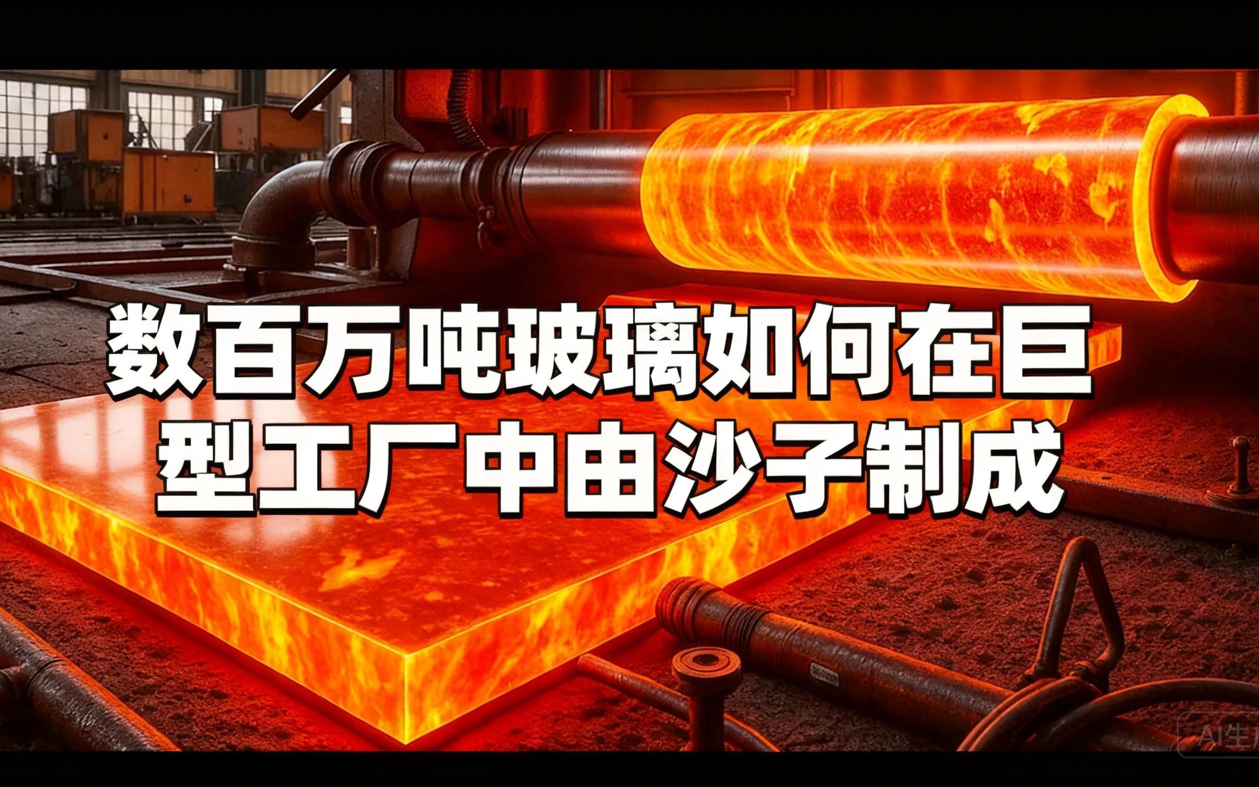 [中配]数百万吨玻璃如何在巨型工厂中由沙子制成 - The Factoran