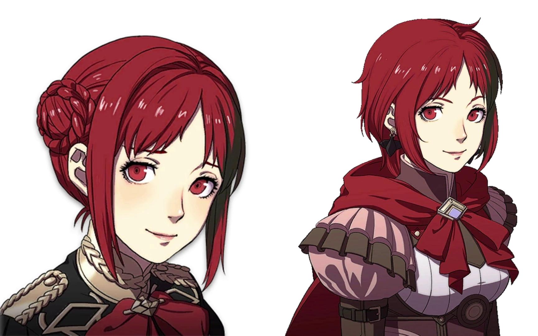 【火焰纹章:风花雪月】本篇&无双 灰狼学级&莫妮卡 立绘变化