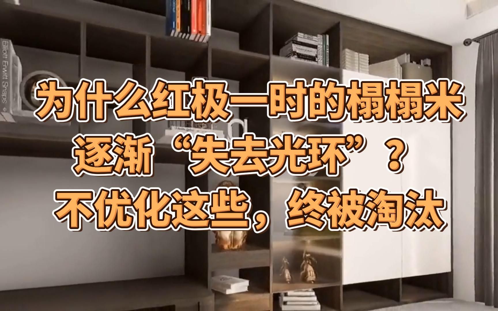 为什么红极一时的榻榻米逐渐“失去光环”?不优化这些,终被淘汰哔哩哔哩bilibili