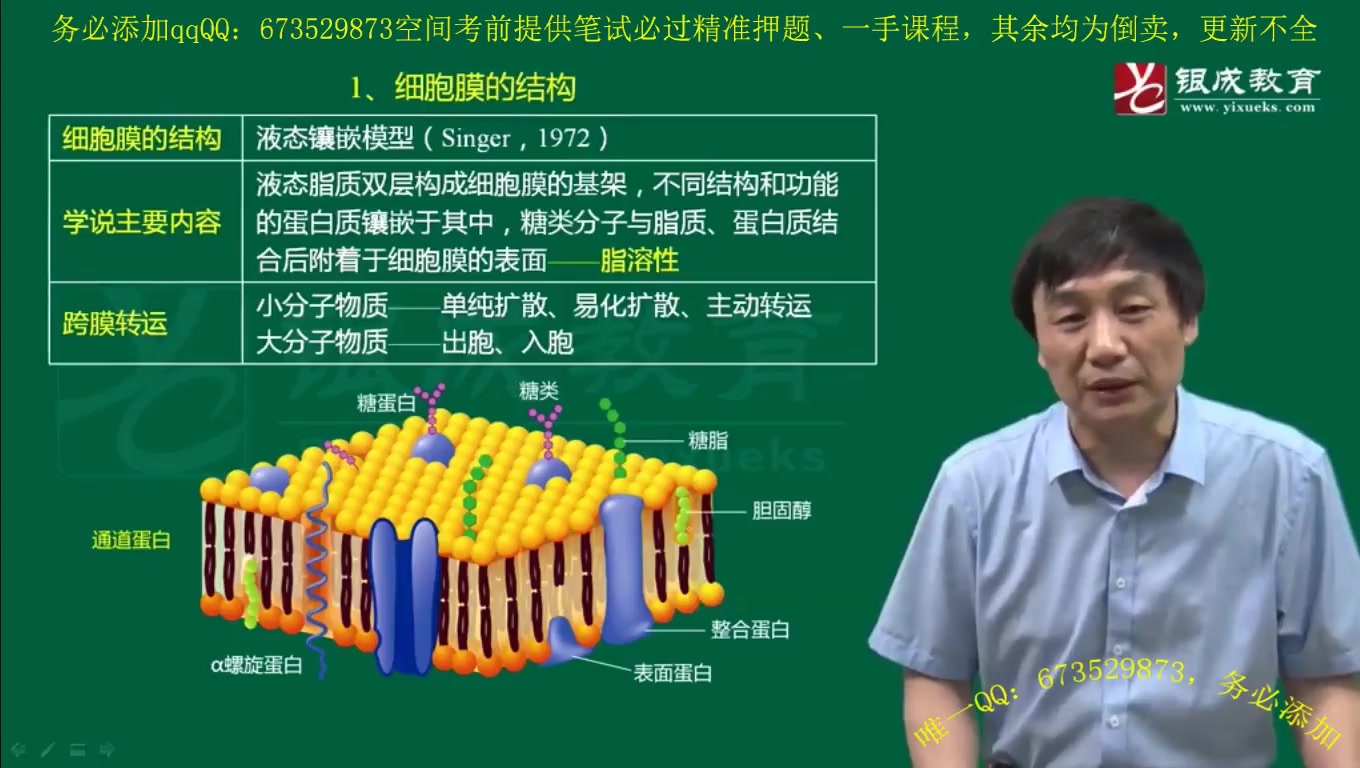 [图]生理第01章-01细胞膜的物质转运功能（59分钟）