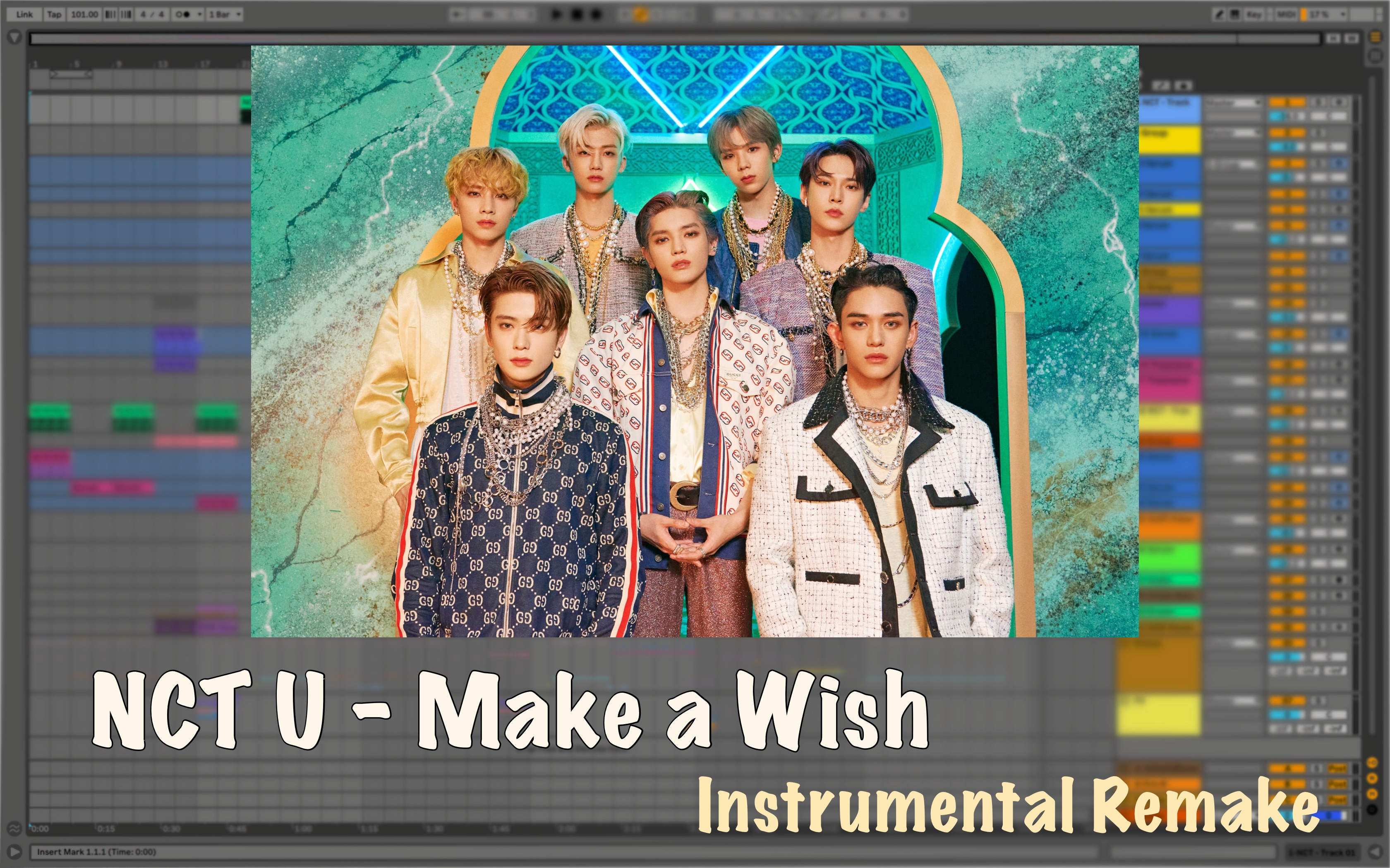 我尝试还原了nct《make a wish》伴奏!