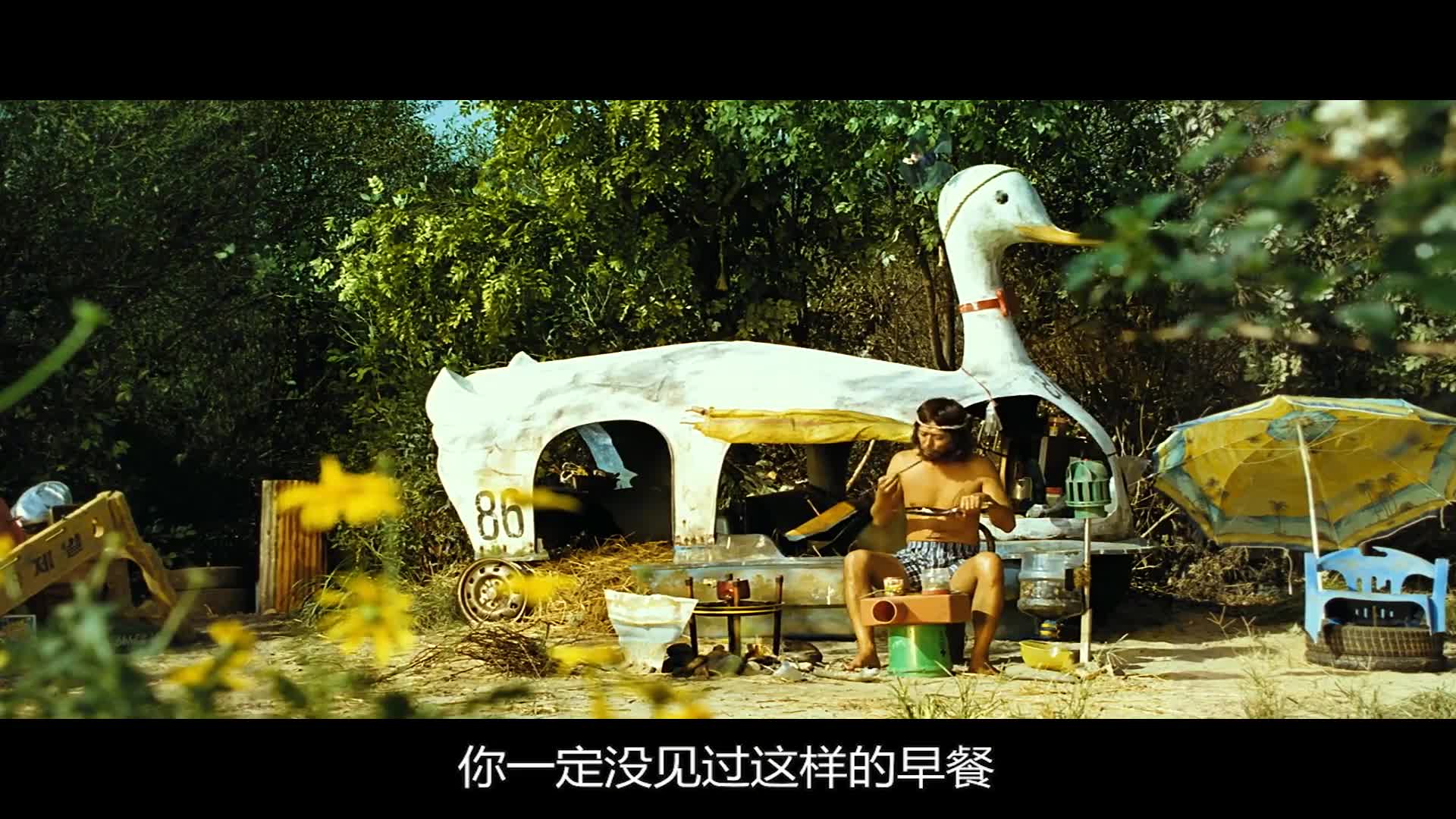 《金氏漂流记》男人在一个荒岛上居然依靠鸟屎做出了炸酱面