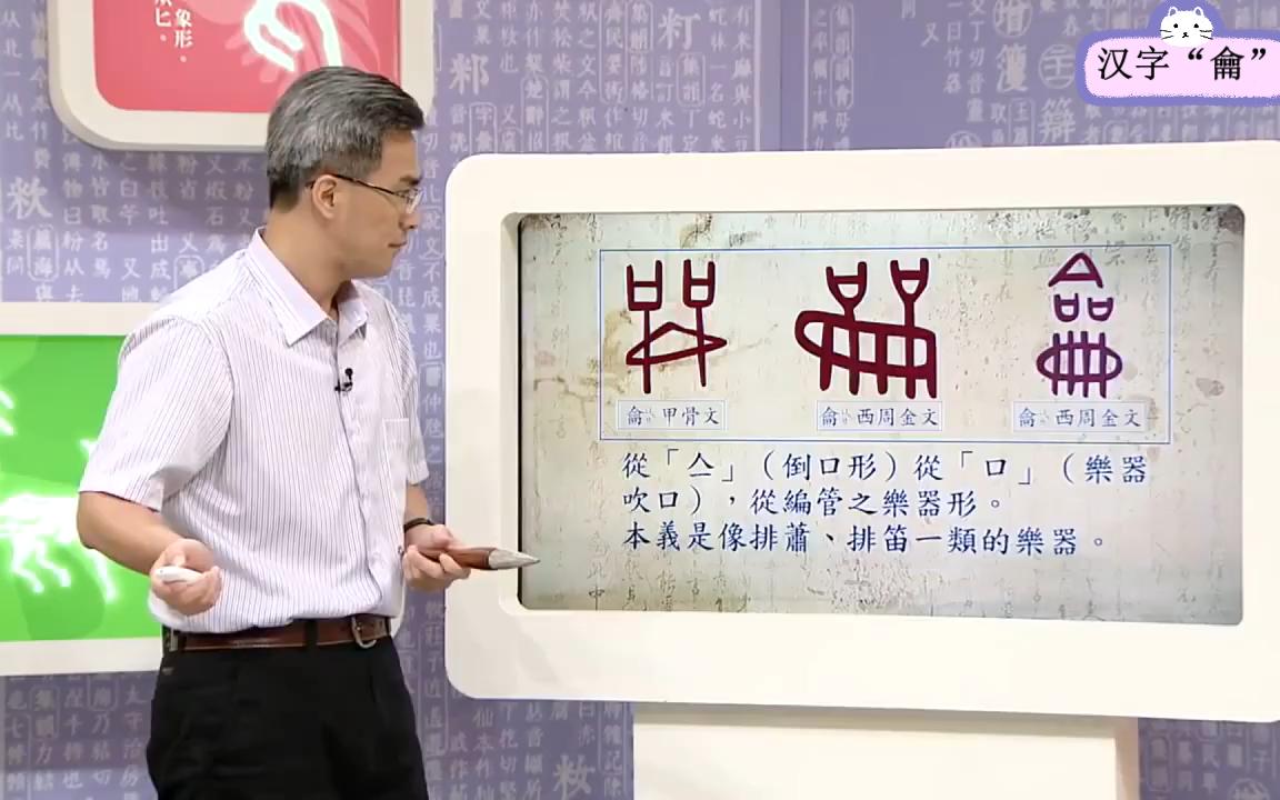 [图]汉字五千年——“龠”字形音义