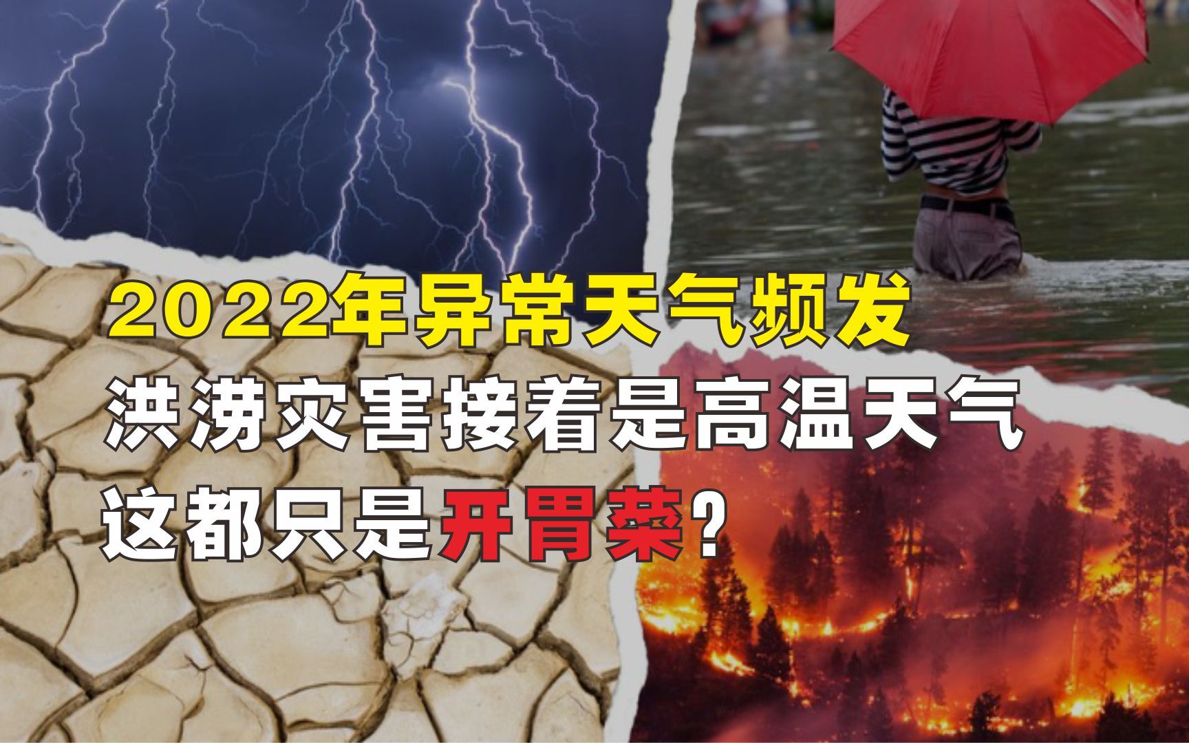 2022年异常天气频发,洪涝灾害接着是高温天气,这都只是开胃菜?哔哩哔哩bilibili