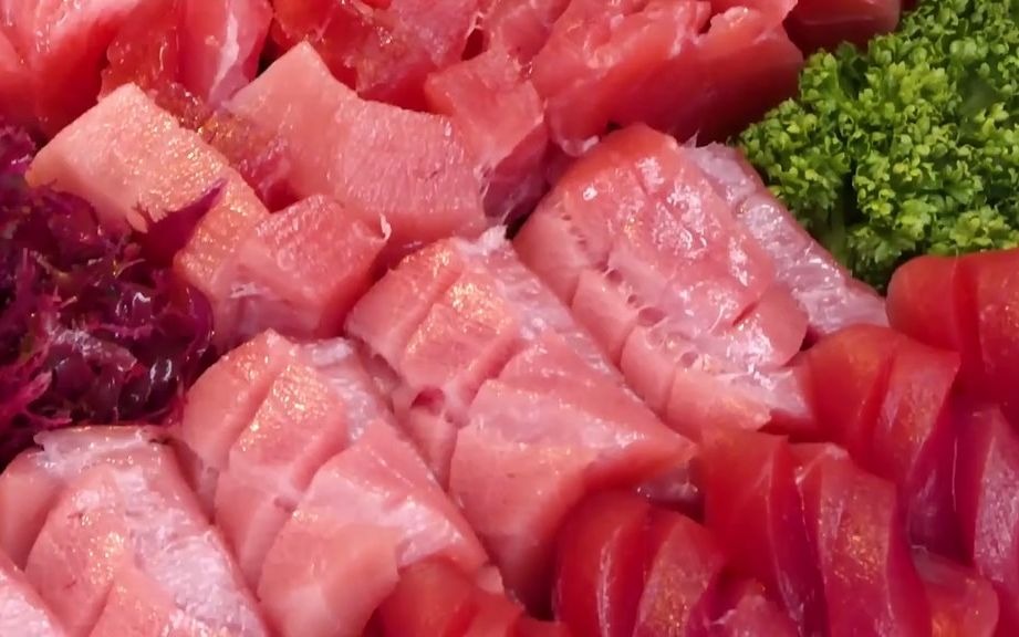 tva012金枪鱼生鱼片日本美食抖音小助手tva苏佰479