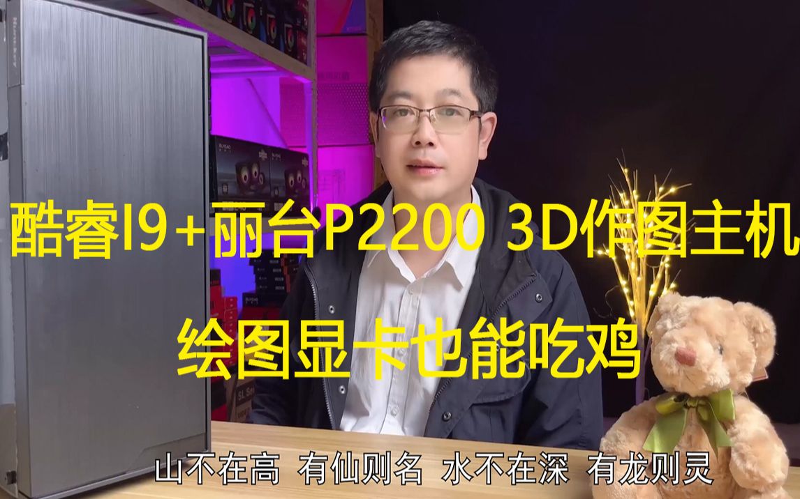 酷睿I9 10900 丽台P2200 5G 3D绘图卡哔哩哔哩bilibili