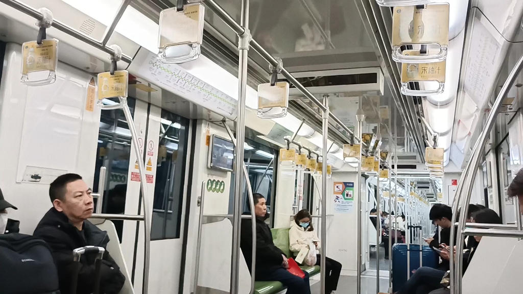 上海地铁2号线扩编鲶鱼再体验随拍,徐泾东-北新泾区间pov,列车开往