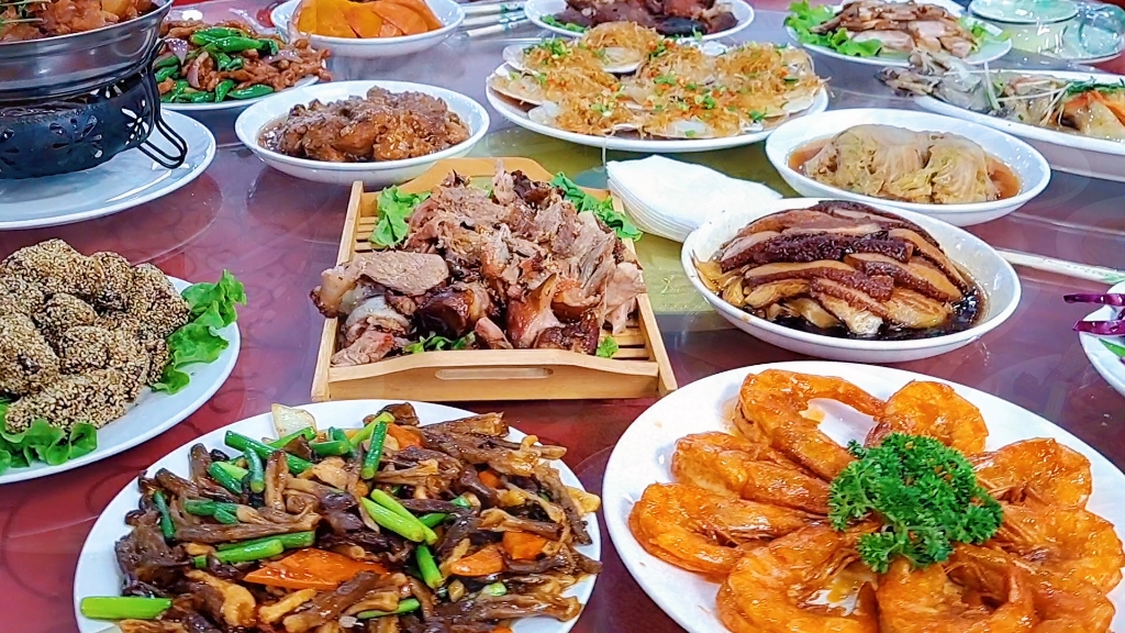 参加婚礼,女方家席面