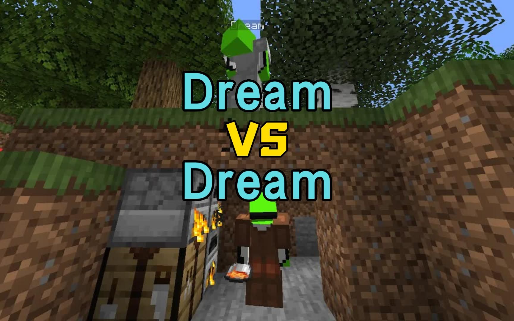 我的世界:DreamVsDream,最强玩家Dream影子之战哔哩哔哩bilibili我的世界