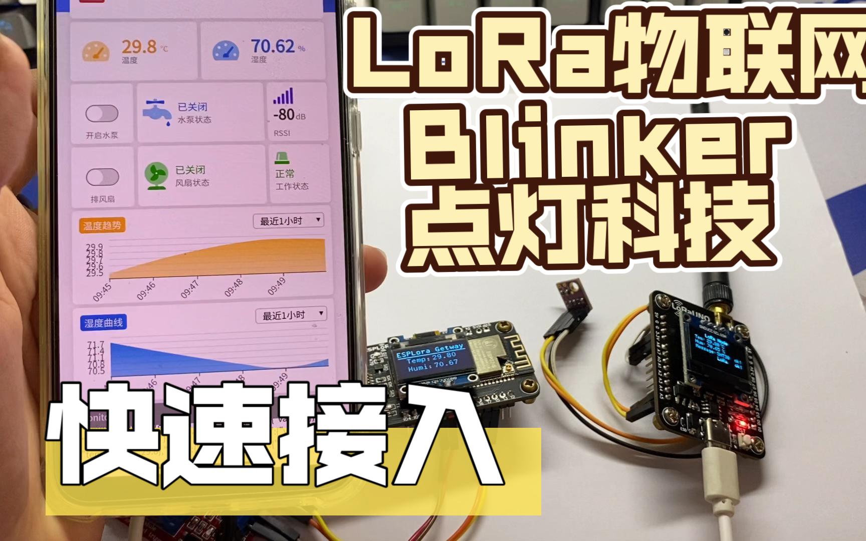 [开源]LoRa物联网 使用点灯科技实现快速上云ESPLoRa Demo演示哔哩哔哩bilibili