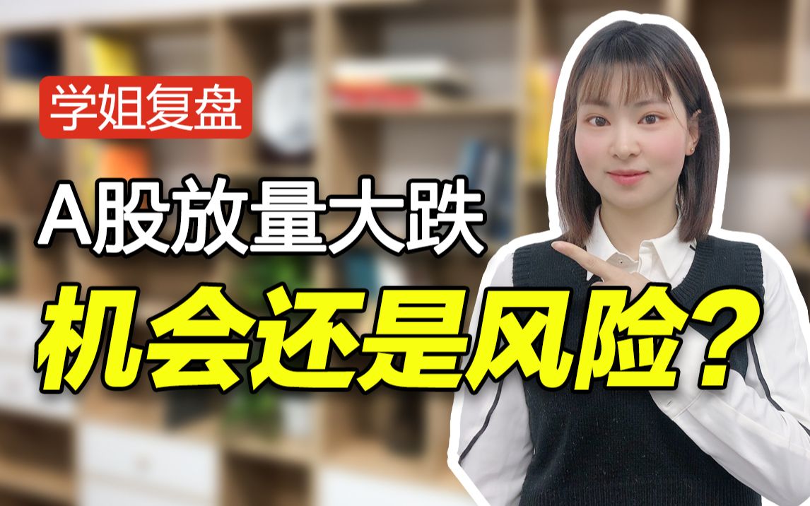 A股又跳水了,发生了什么事?何时才能抄底?来听听美女股民怎么说哔哩哔哩bilibili