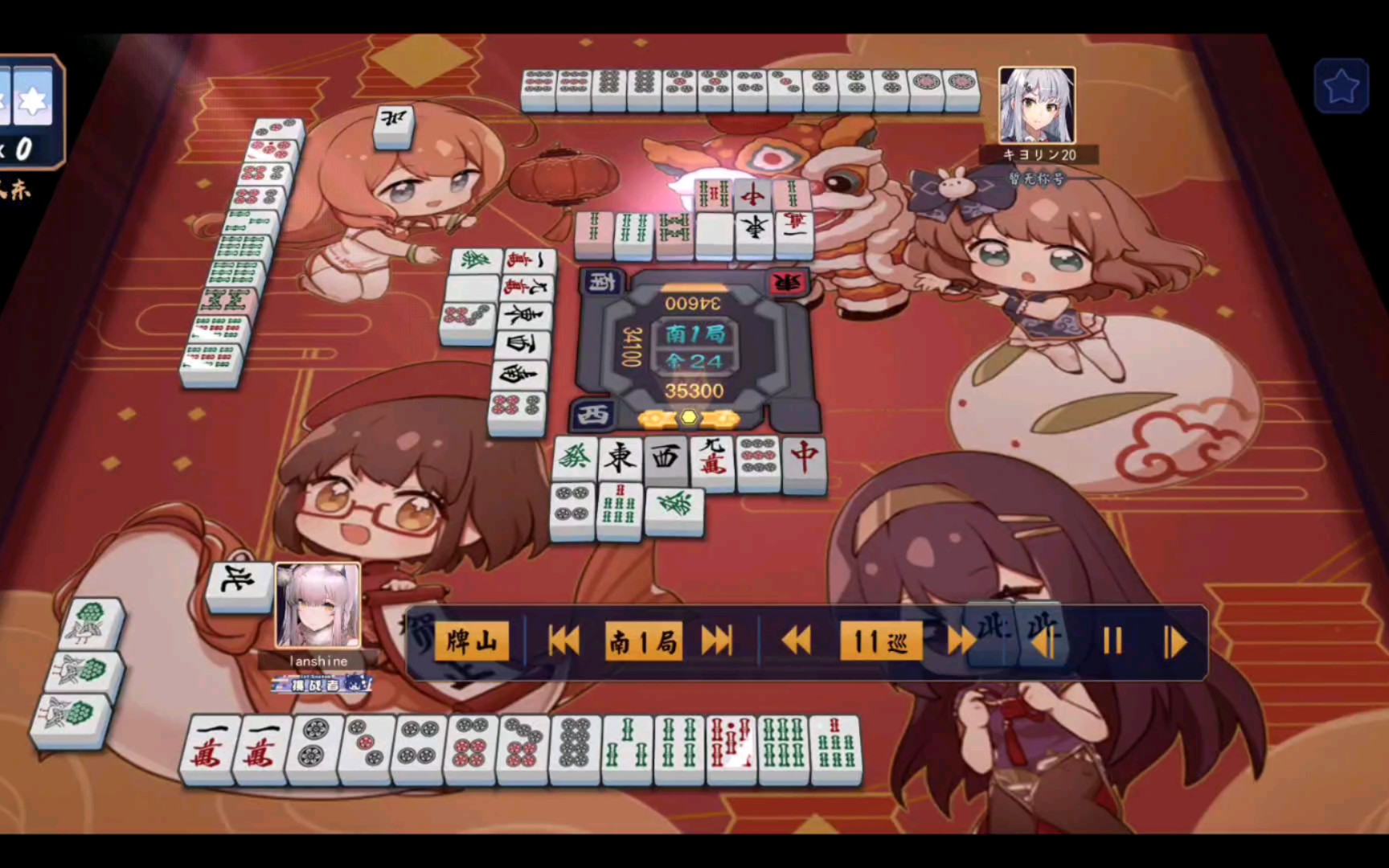 雀魂majsoulalllast只是开始对家血压上来了