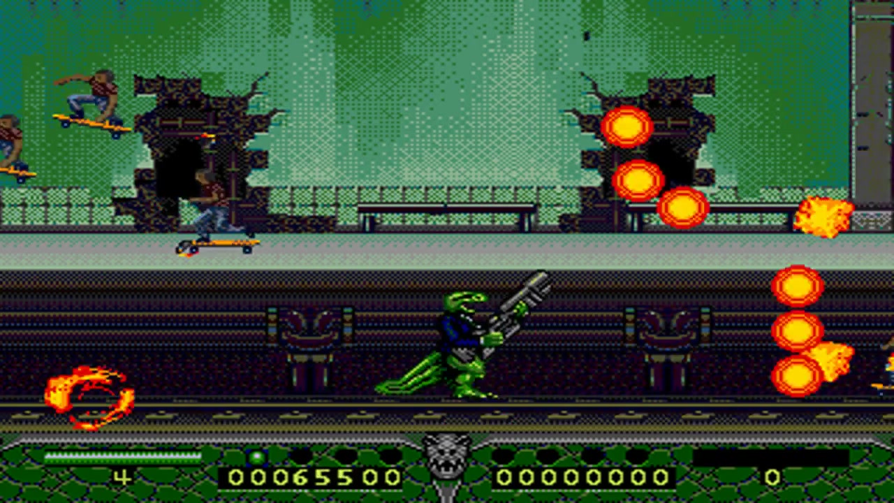 【md游戏回顾176】恐龙战士 通关视频 dinosaurs for hire walk