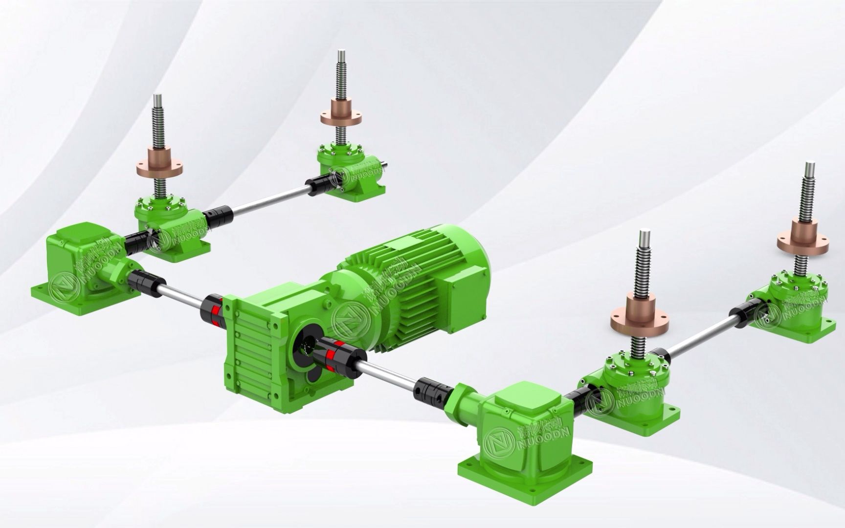 诺顿低噪音螺旋提升机jw立式蜗轮蜗杆丝杆升降机