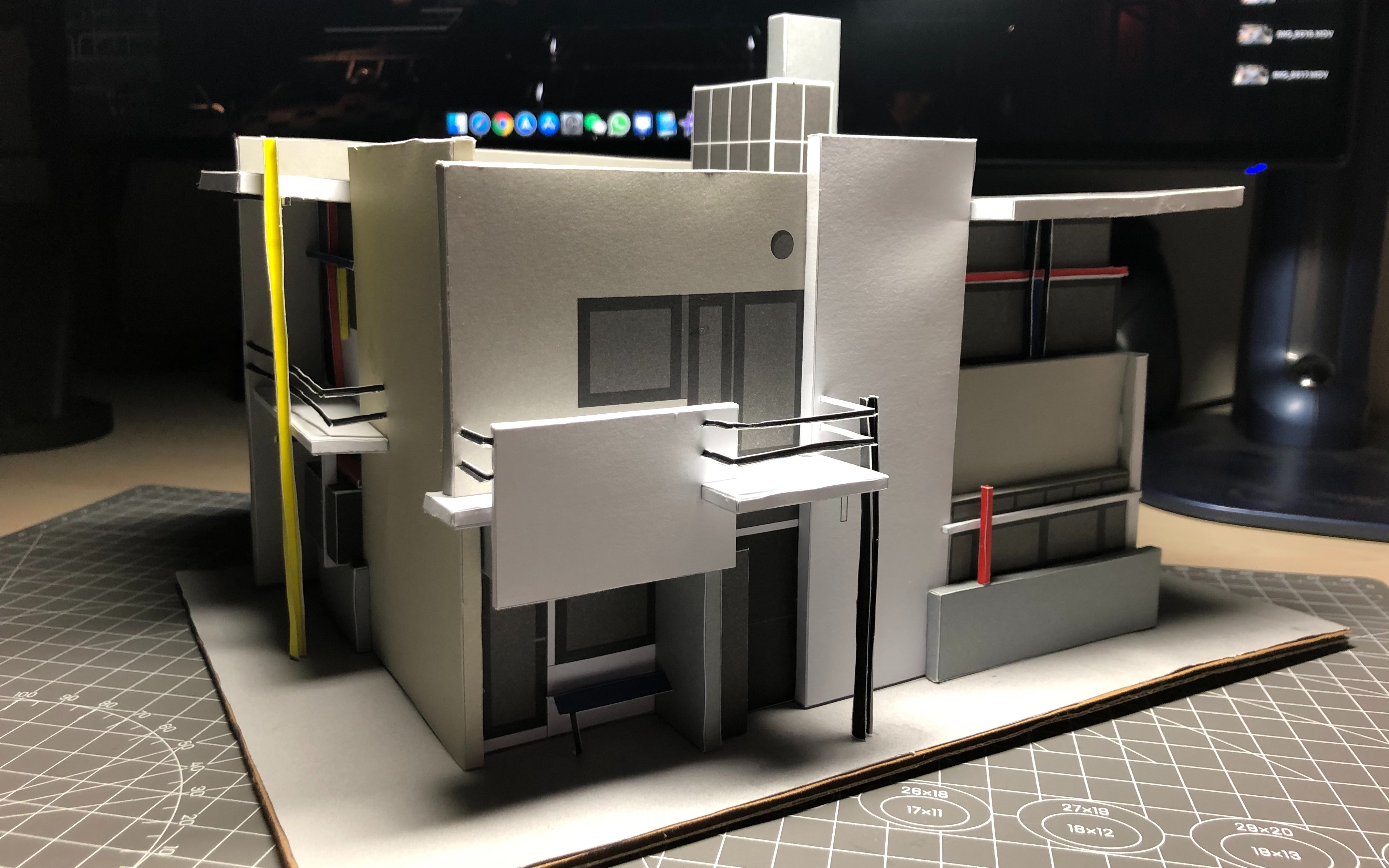 活动  【纸模型】我用两天盖了个房子|里特菲尔德的施罗德住宅