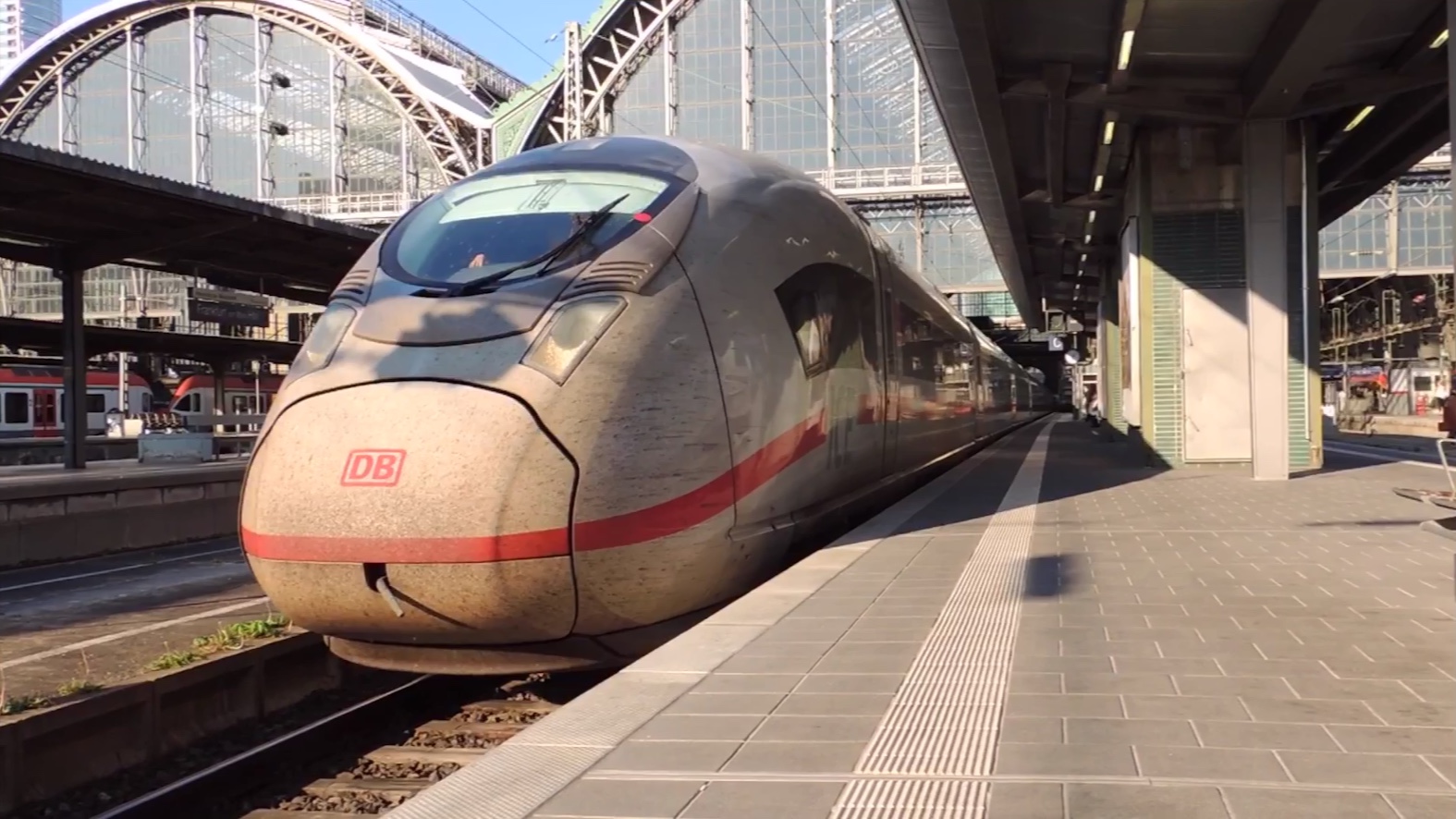 【海外铁路】德国br407 velaro d型列车出站 西门子igbt-vvvf声