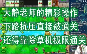 Download Video: 【文静游戏回】大静老师老了，看不到下路通关很正常，还得靠除草机才能通关！