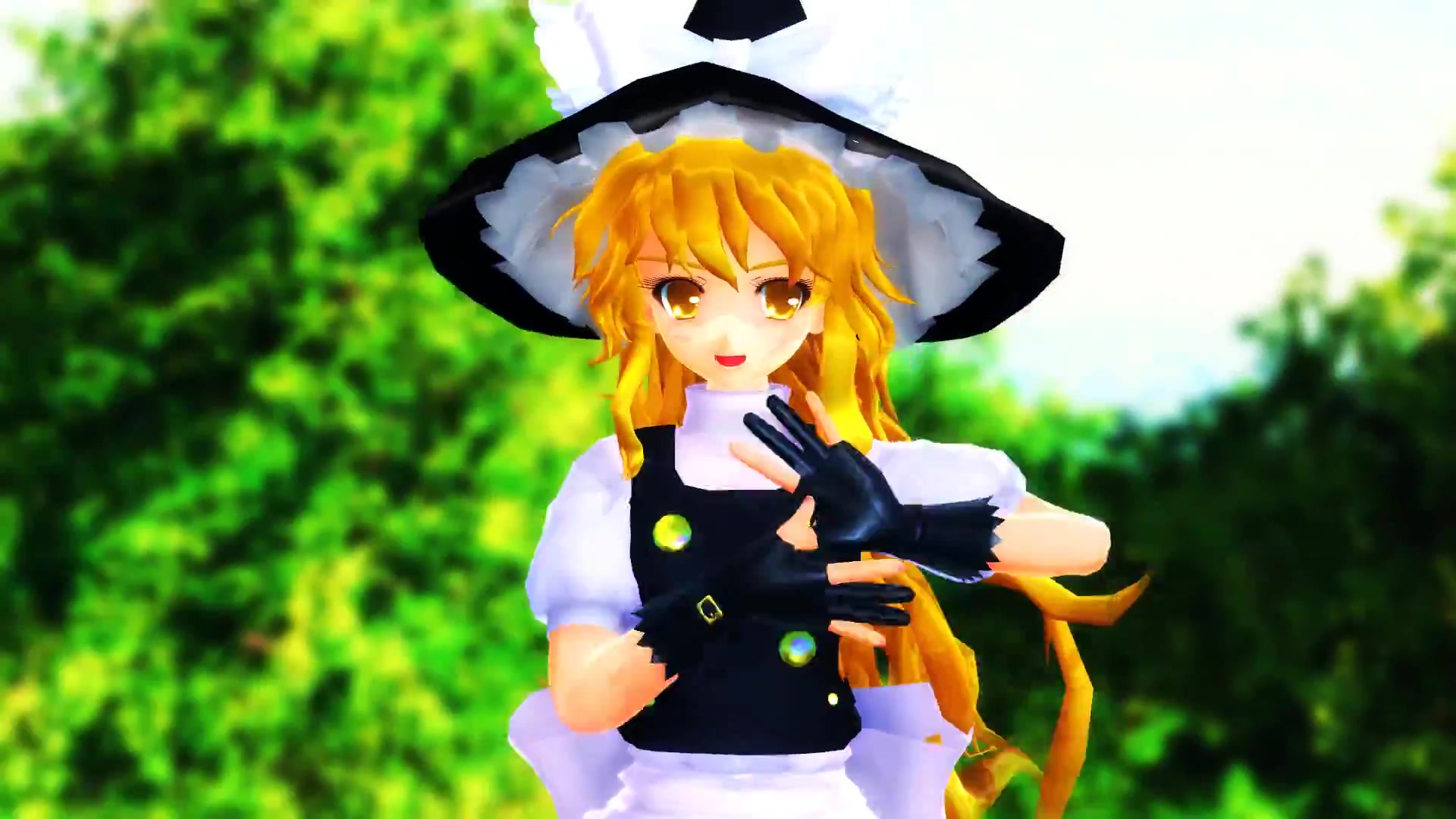 【东方mmd】雾雨魔理沙『快乐合成器』【type-love】