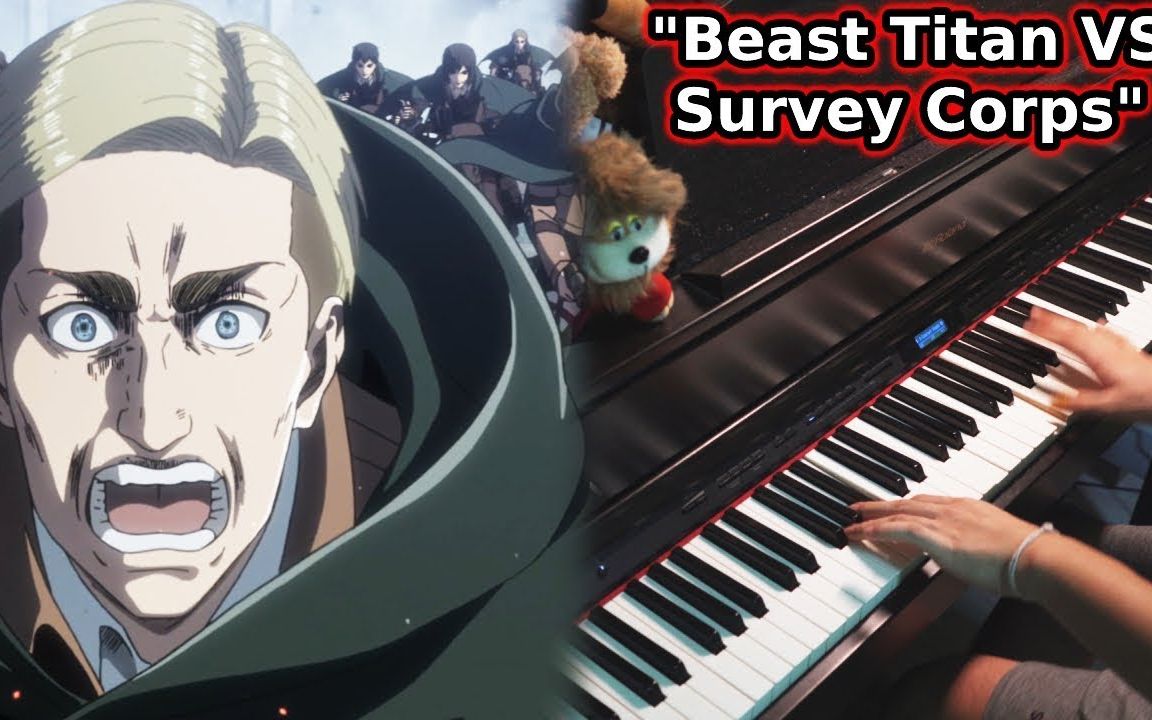 [图]【进击的巨人第三季】Part 2 EP 3 OST - Beast Titan VS Survey Corps