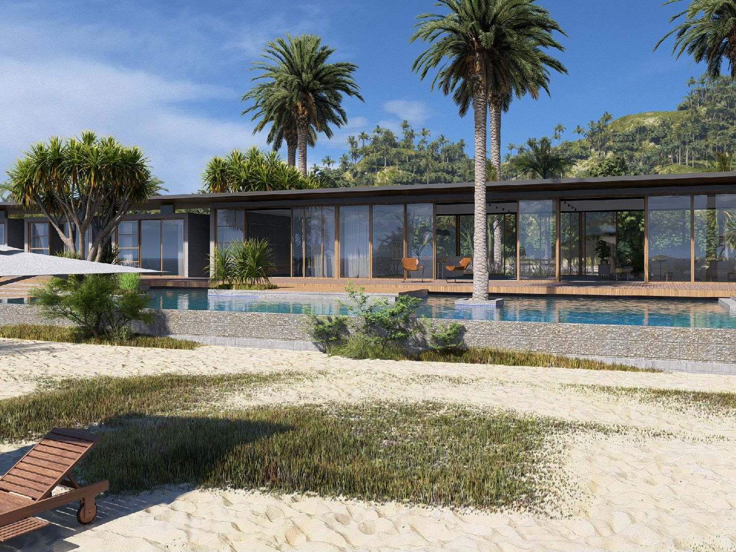 lumion2023最新渲染视频 光线追踪 沙滩别墅