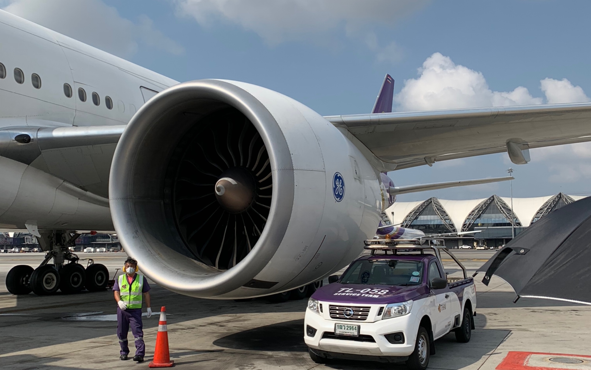 泰国国际航空tg664素万那普国际机场—浦东国际机场