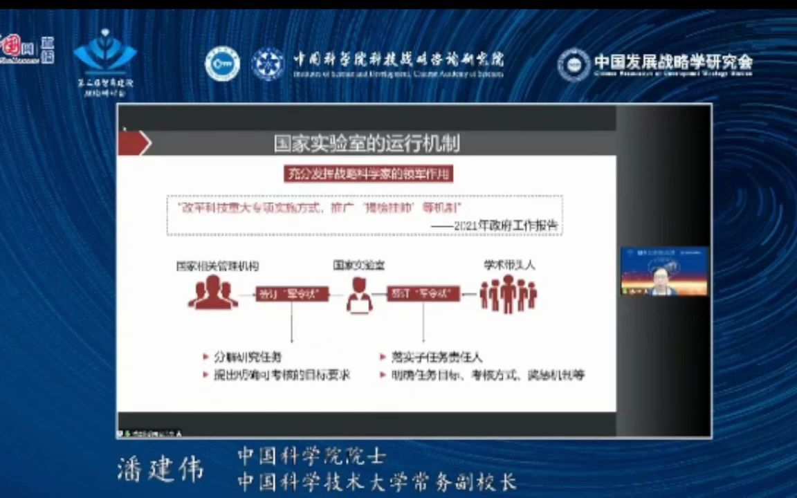 第三届智库建设理论研讨会;中国科学技术大学常务副校长 潘建伟02哔哩哔哩bilibili