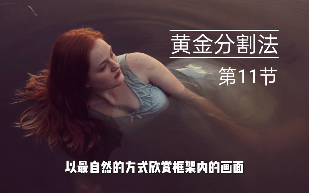 超级简单的《手机摄影课》第11节黄金分割法构图哔哩哔哩bilibili