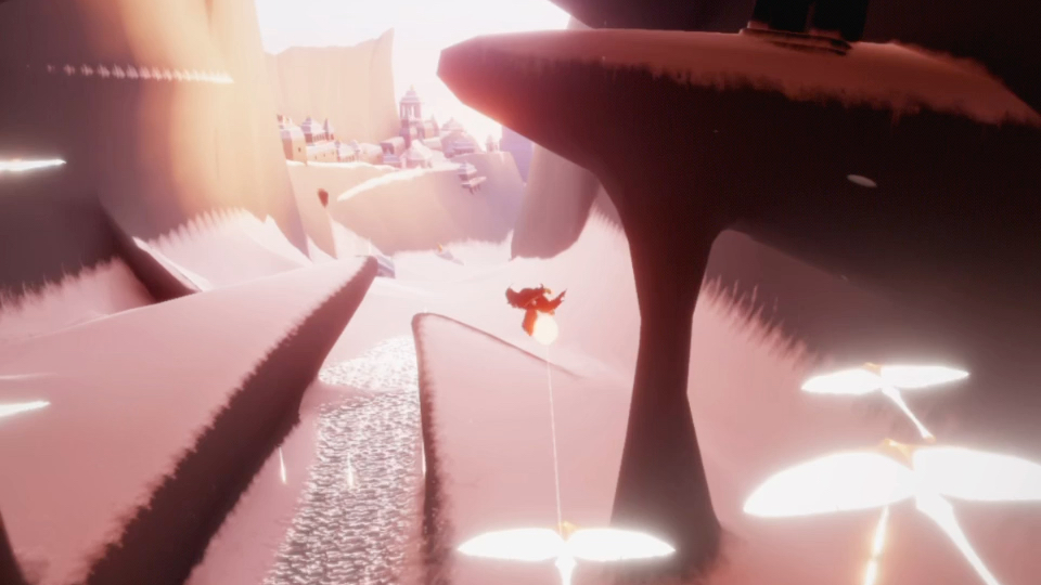 活动作品光遇峡谷单行道不减速弹跳