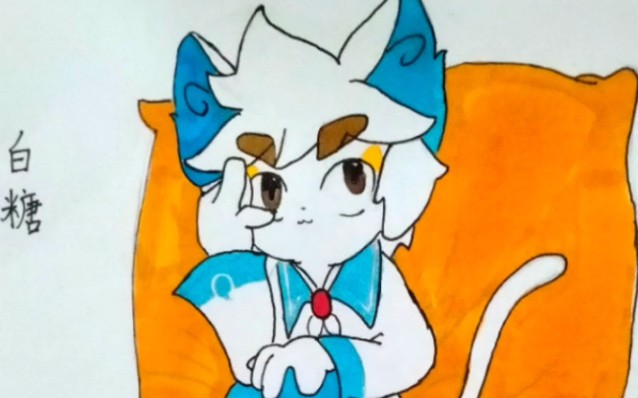 手绘京剧猫喵日常