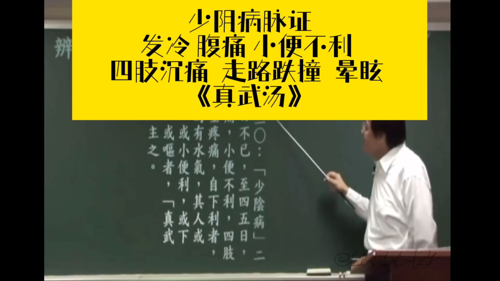 倪海厦:《真武汤》少阴病篇 症状:发冷 恶寒 腹痛 四肢沉重 小便不利