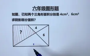 Descargar video: 六年级：求阴影部分面积