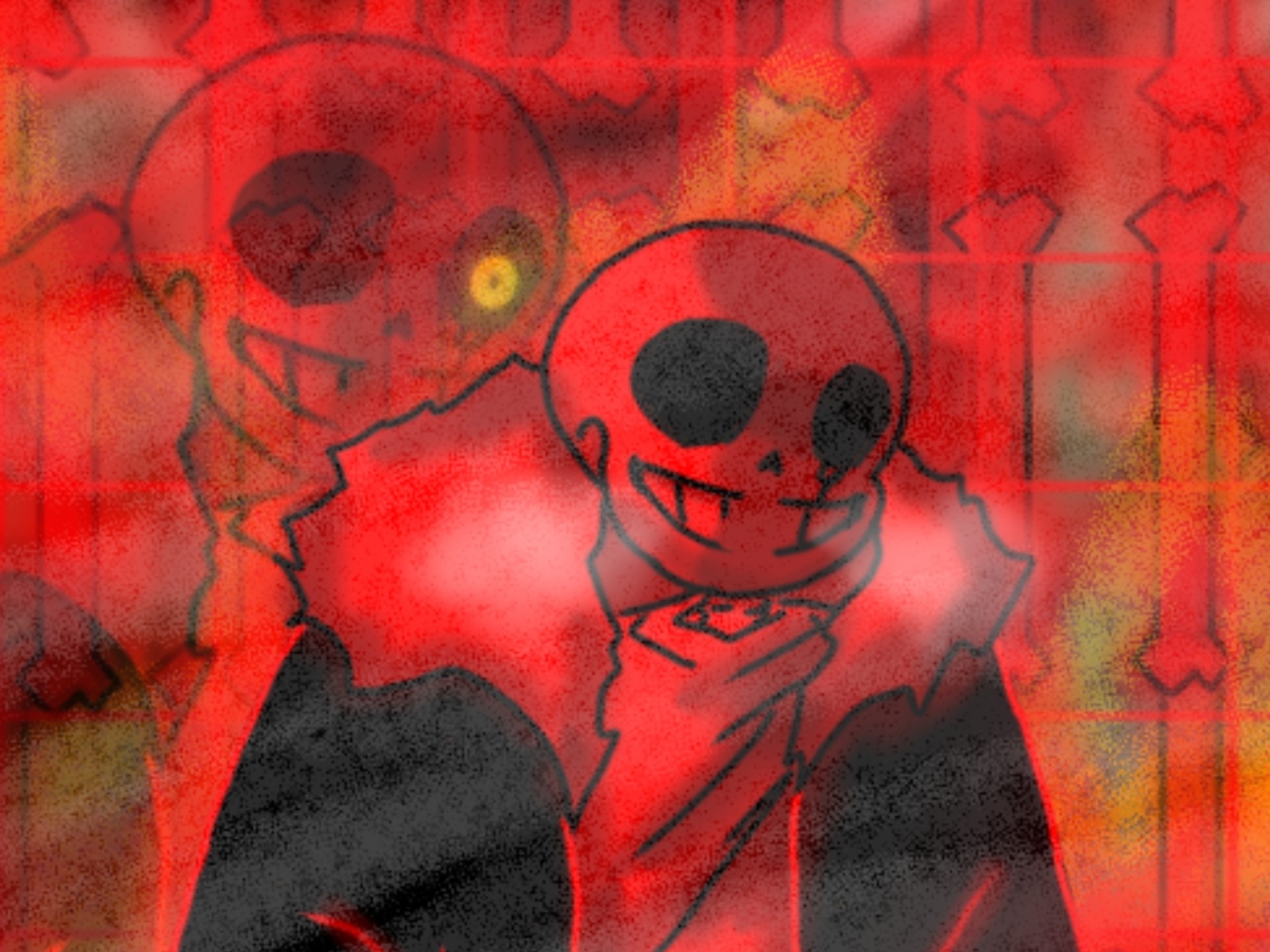 传说之下 『混沌时空』gg!fell sans介绍