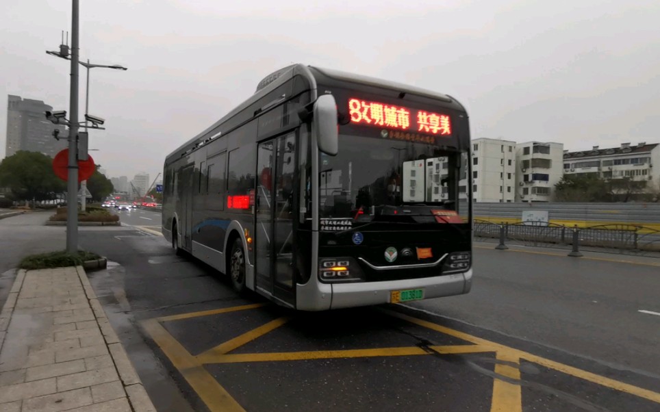 昆山公交8路 宇通黑金刚e12运行实录