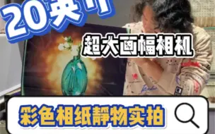 Descargar video: 20英寸超大画幅相机彩色相纸直拍