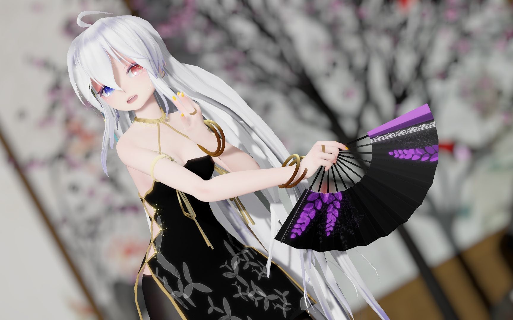 [图]【弱音MMD】[haku·千盏]行者当知何以解忧 唯有千盏薄酒