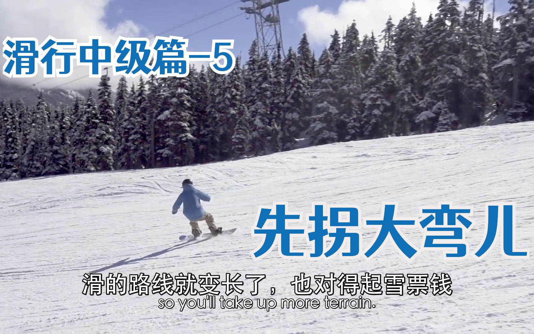 滑行中级篇5:姿态纠正丝滑的转弯(1)(Smooth Round Turns On A Snowboard)哔哩哔哩bilibili