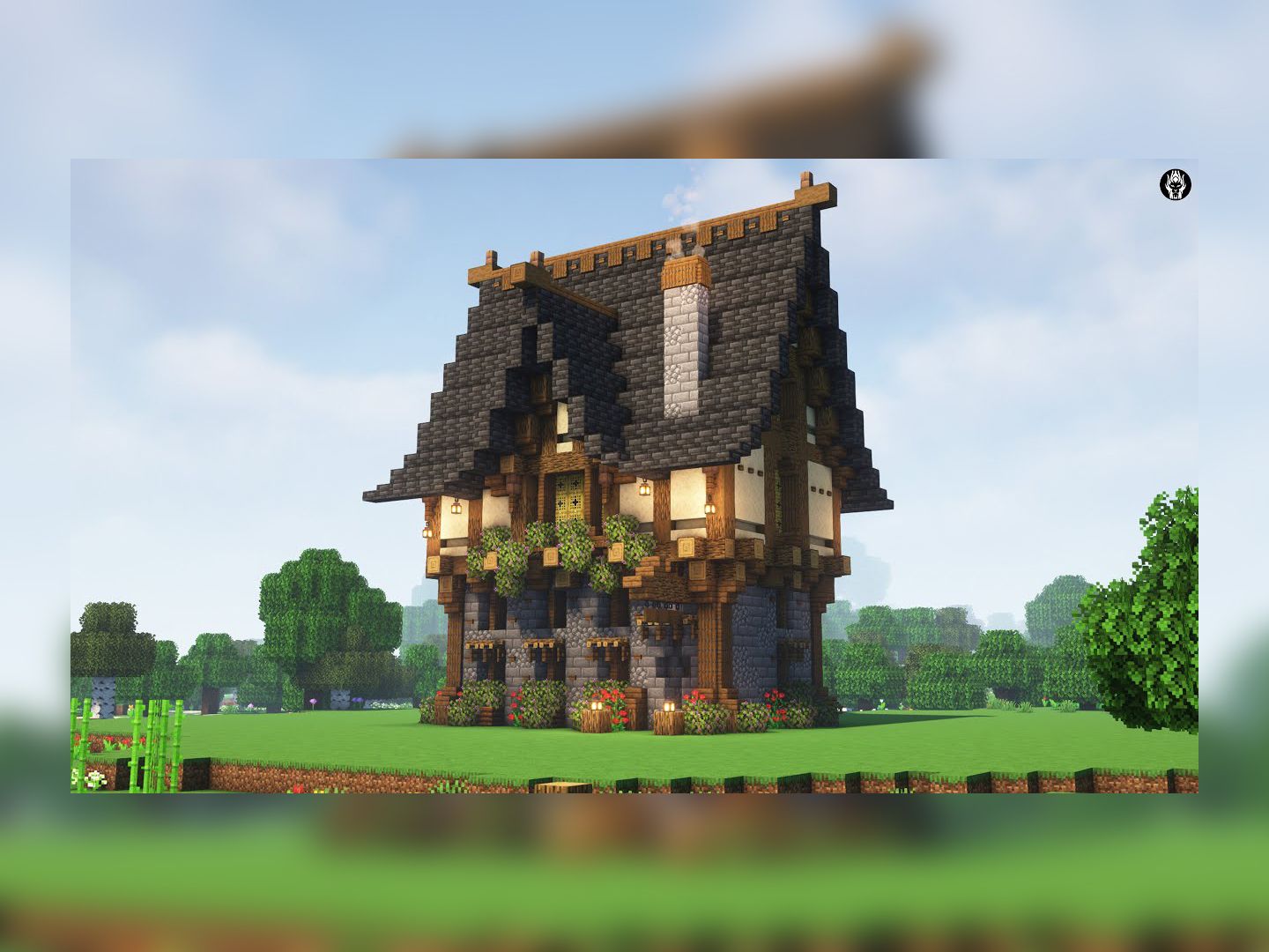 【minecraft建筑教程】如何建造大型中世纪酒馆