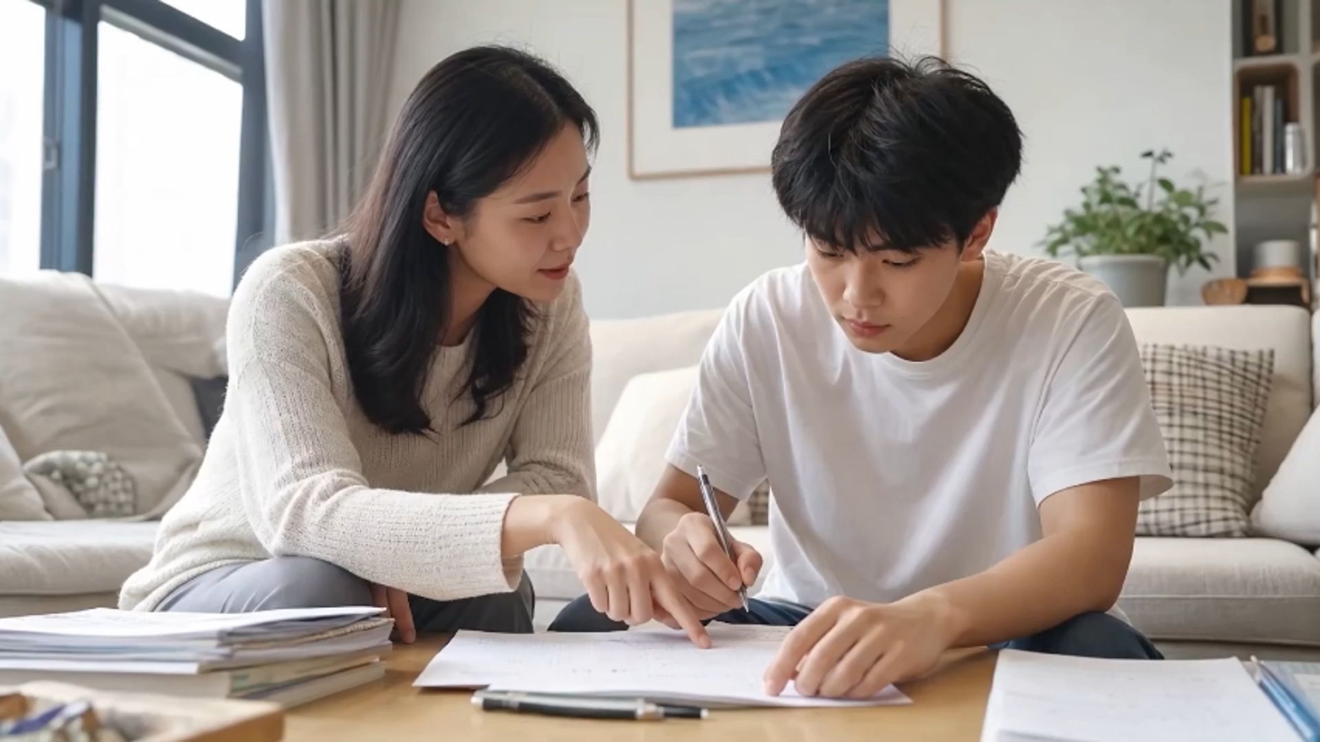 AI短剧《妈妈陪儿子高考》