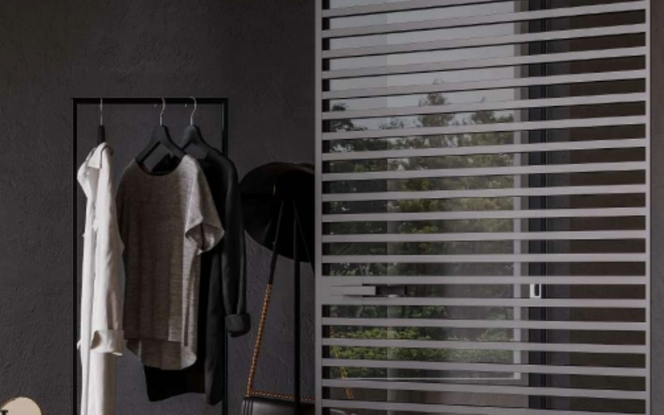 光影美感,玻璃格栅门点缀生活空间仪式感